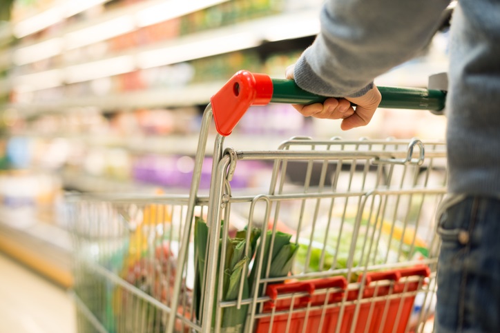 Grocery inflation 'back in single digits' - as supermarket with
