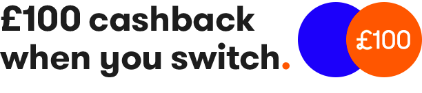 £100 cashback when you switch