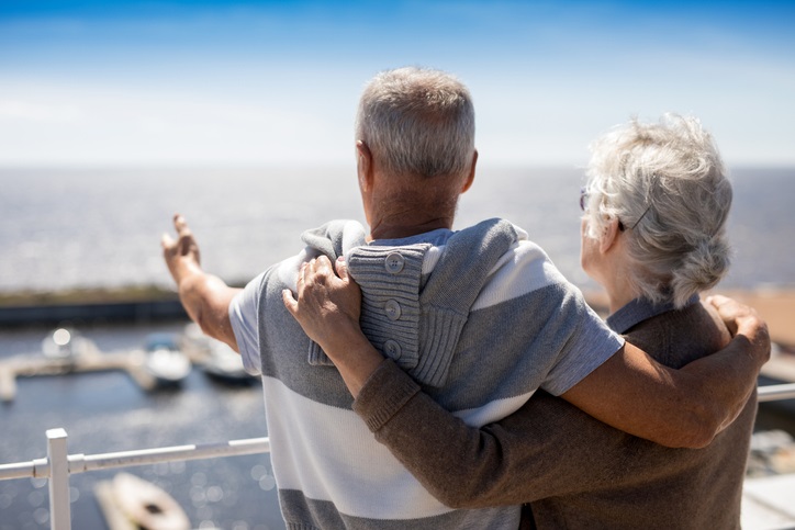 old couple on a cruise