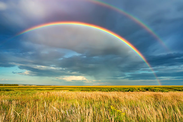 A double rainbow