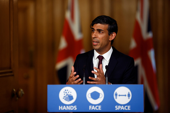 rishi sunak chancellor covid GettyImages-1228685712
