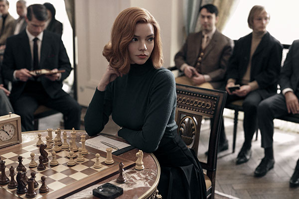 Still from the Netflix show The Queen's Gambit