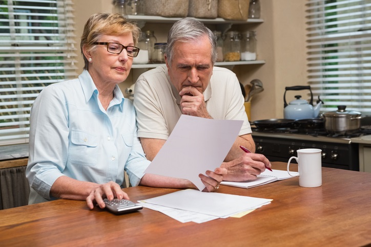 pensioner couple