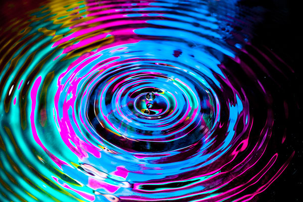 A ripple in water