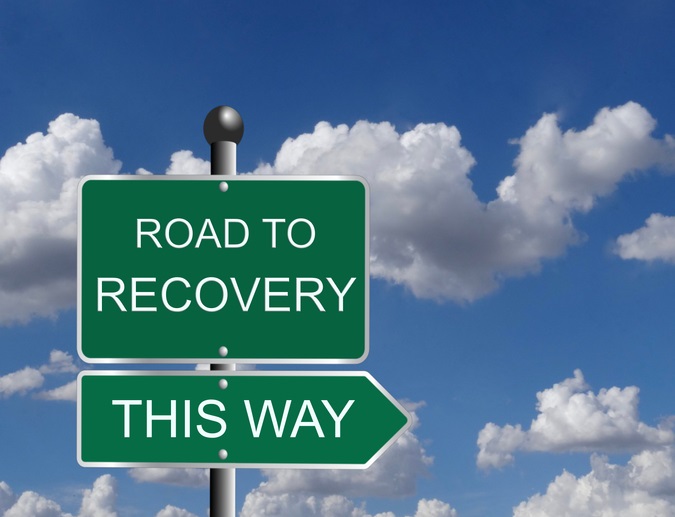 road to recovery sign 1