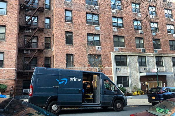 Amazon delivery van