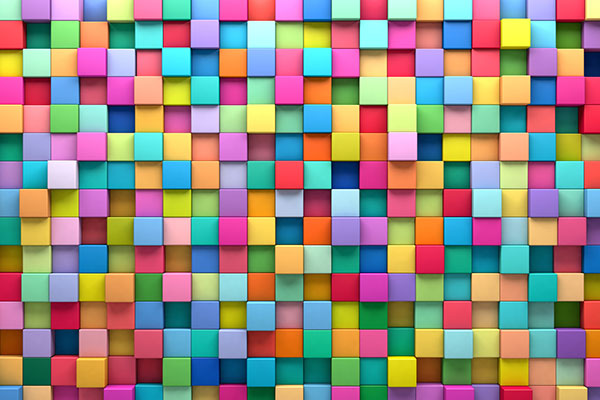 Multicoloured squares