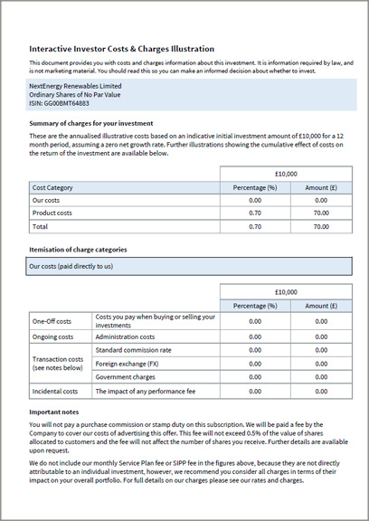 NREN Cost Disclosure