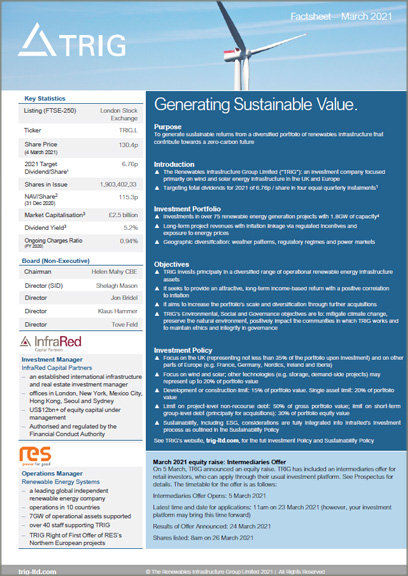 TRIG Factsheet
