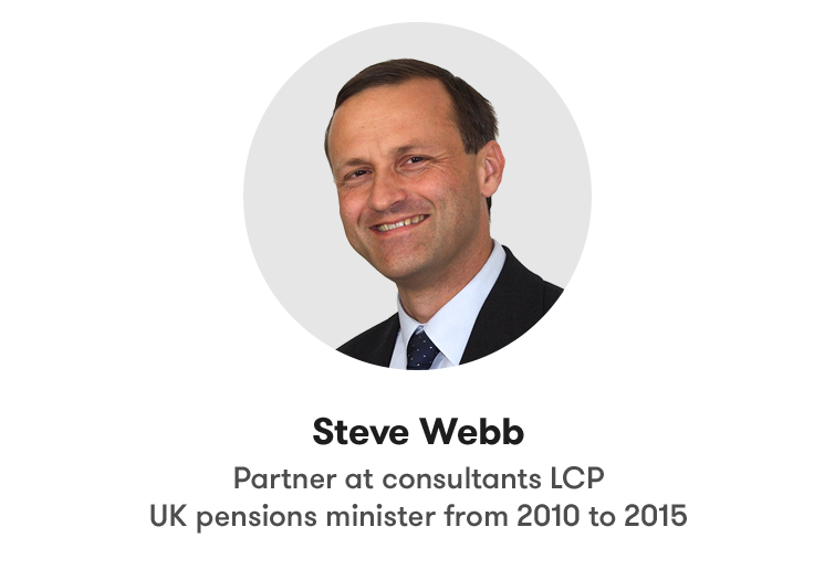 Steve Webb, Partner at consultants LCP, UK pensions minister 2010-201