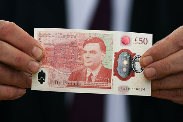 New Alan Turing £50 bank note