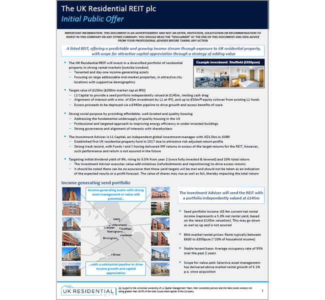 URES - Factsheet image