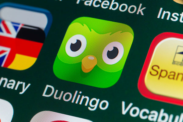 Duolingo app 