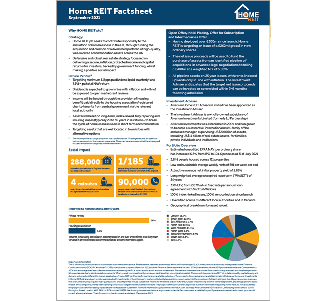 HOME Factsheet image