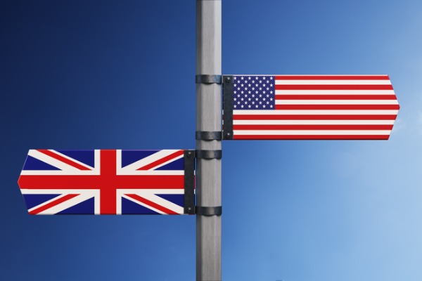 american-and-british-flag