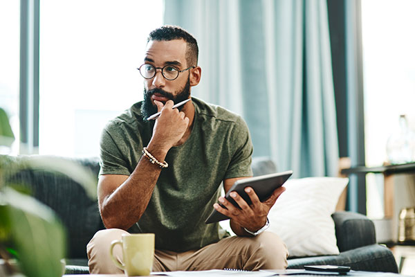 Investor looking thoughtful 600