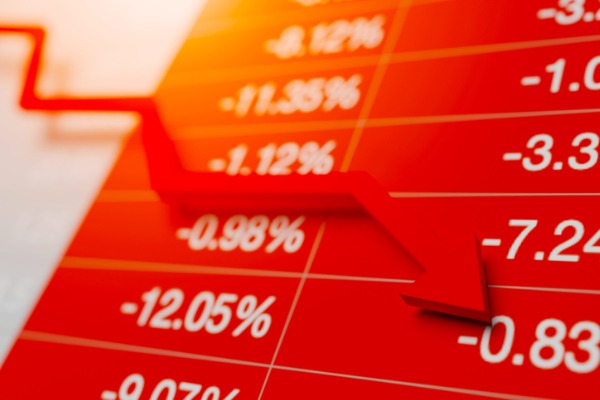 stock market chart crash slump ftse 100 plunge 600