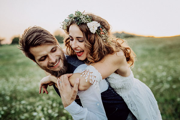 Bride and groom