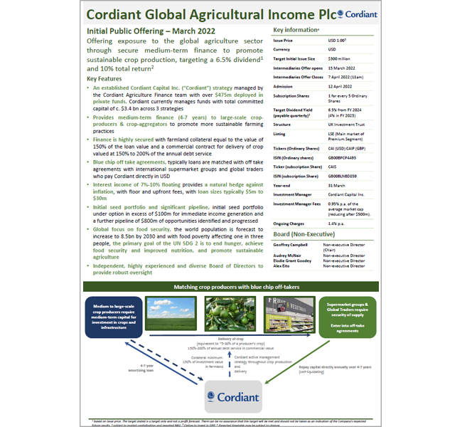 CAI - Factsheet image