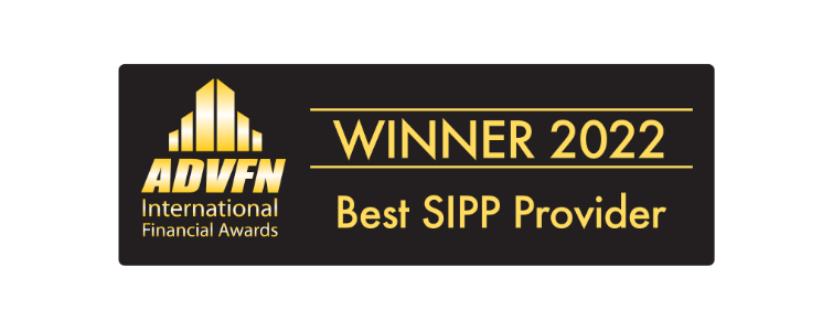 Winner of Best SIPP Provider at the ADVFN International investing awards 2022