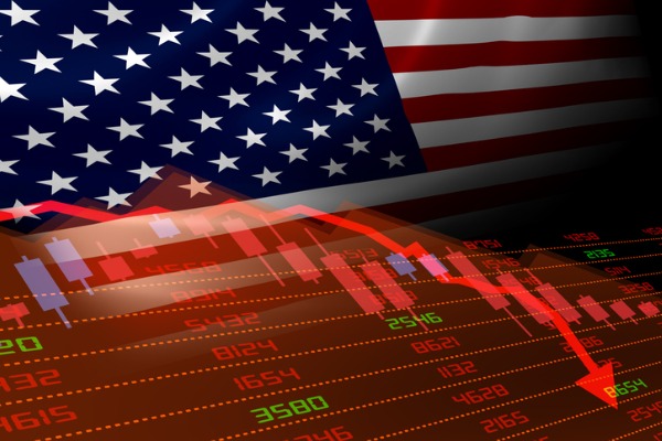 flag-and-economic-downturn wall street america crash slump chart 600