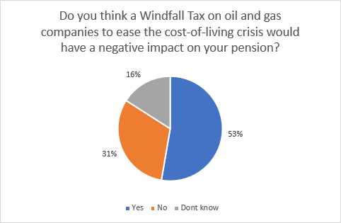 ii poll on windfall tax and pensions May 2022