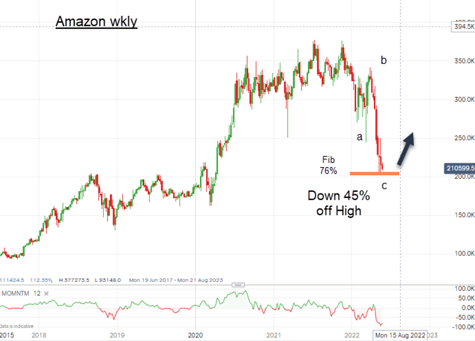 Amazon chart (John Burford May 2022)