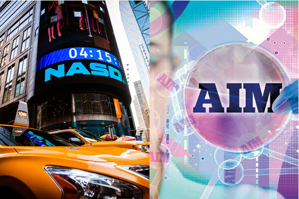 Nasdaq vs AIM 600