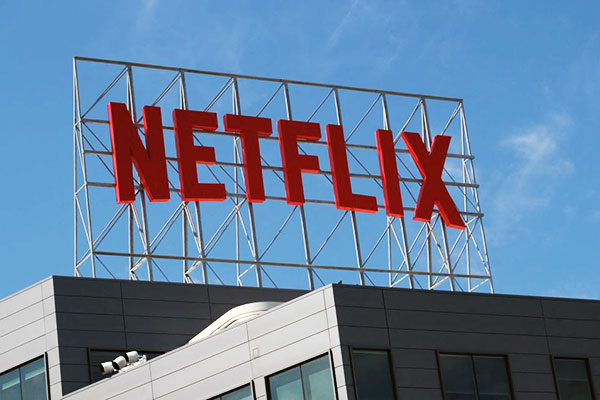 Netflix logo in California 600