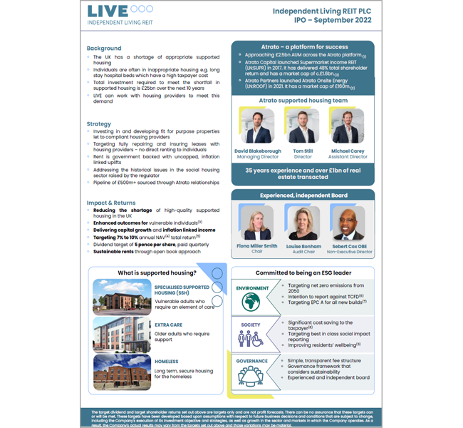 LIVE - Factsheet image