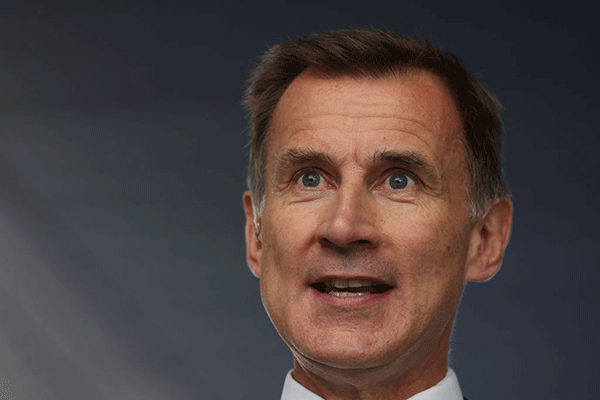 Chancellor Jeremy Hunt 600