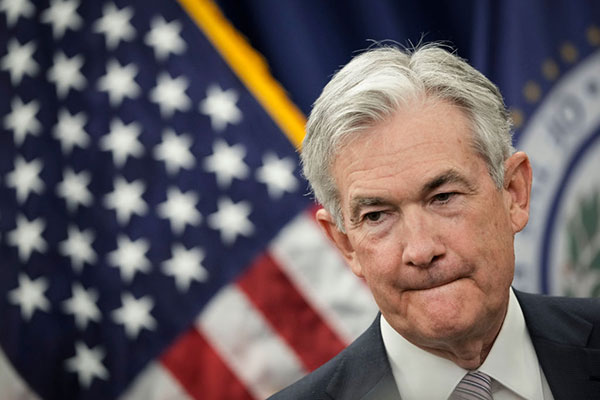 Jerome Powell, US Federal Reserve chief 600