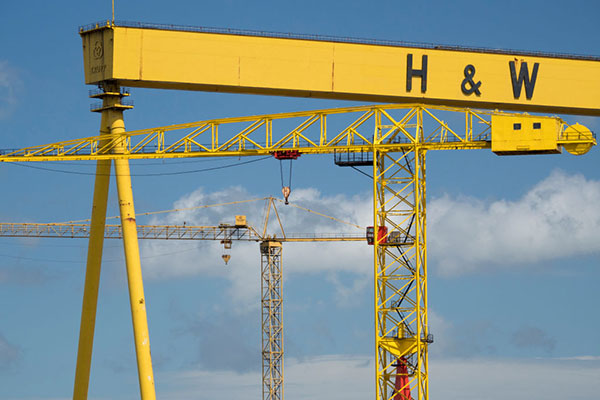 Harland & Wolff cranes in Belfast 600