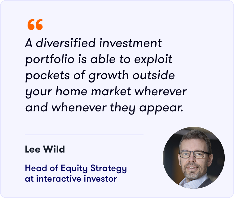 Lee Wild on a diversified investment portfolio