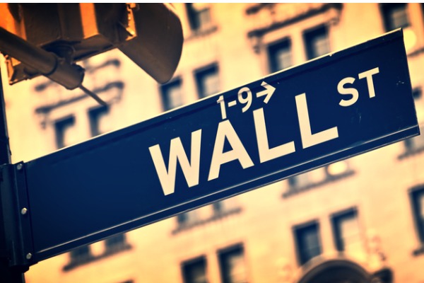 wall street sign dow jones 600