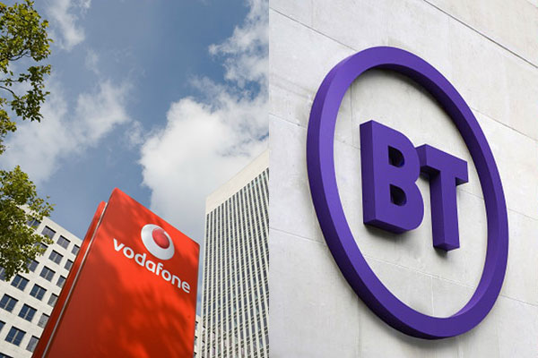 Vodafone and BT shares 600