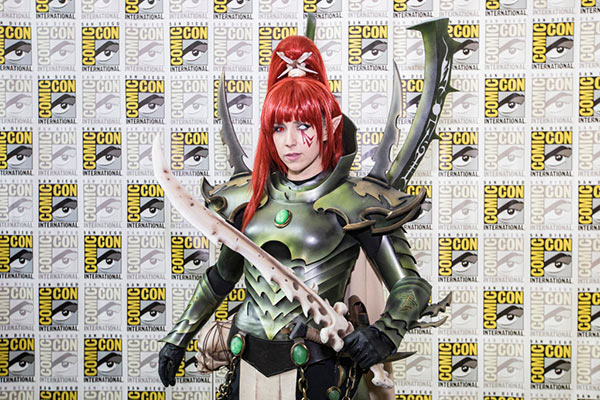 Warhammer 40,000 cosplayer at Comic Con 600