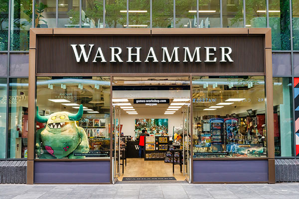 Warhammer store front in Tottenham Court Road, London 600