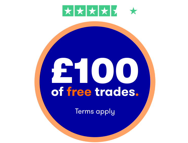 £100 free trades - Trustpilot Excellent