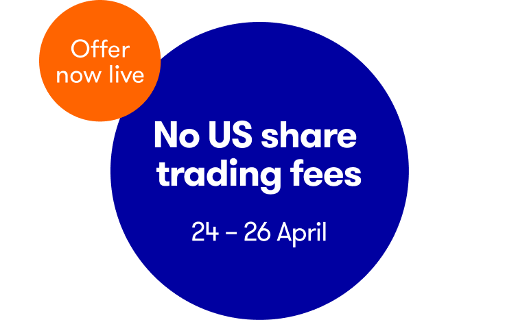 No US Share Trading Fees 24-26 April Offer Now Live