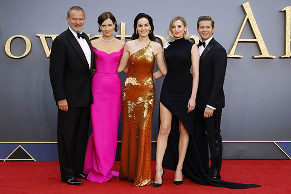 Downton Abbey cast at film premiere Getty
