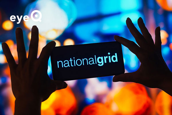 eyeQ National Grid logo on a smartphone
