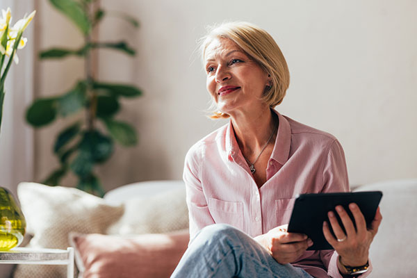 Female investor looking at carry forward rules