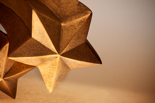 Gold Five Pointed Star