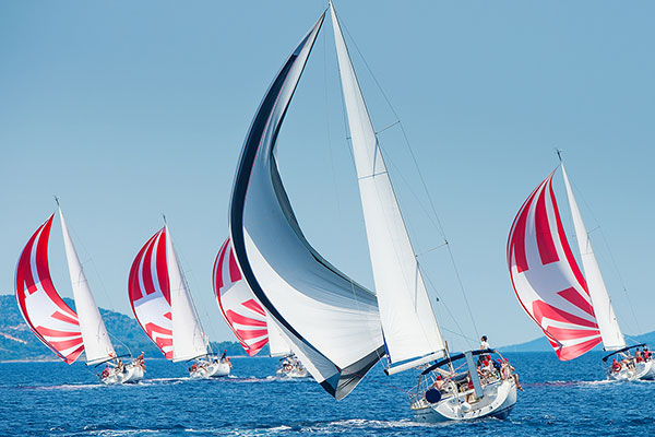 abrdn pic of five yachts on a sunny day