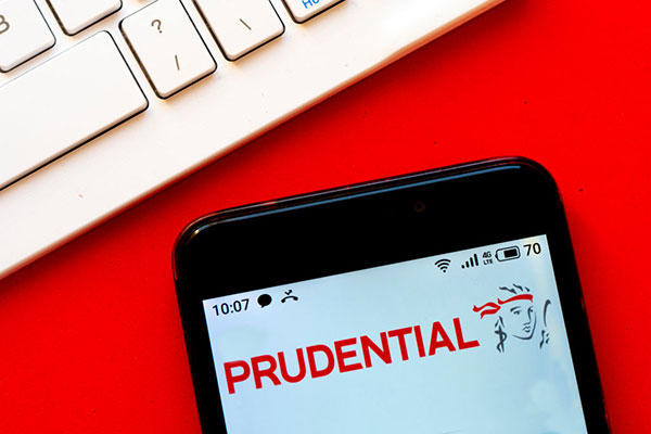 Prudential sign on a mobile Getty