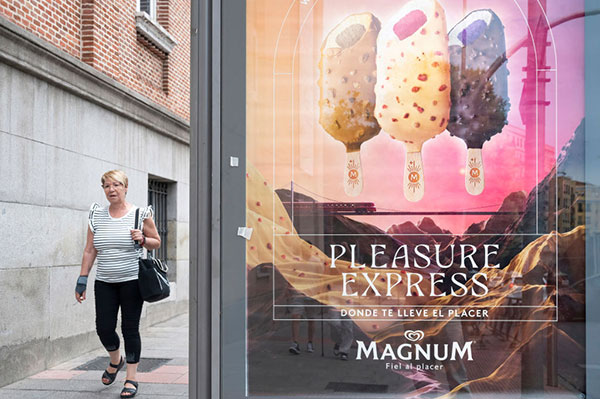 Magnum advert in Spain Getty