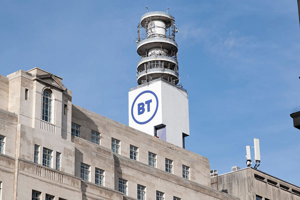 BT Tower in Birmingham, England Getty