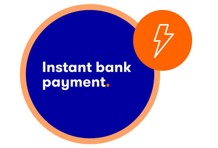 instant bank payment roundel