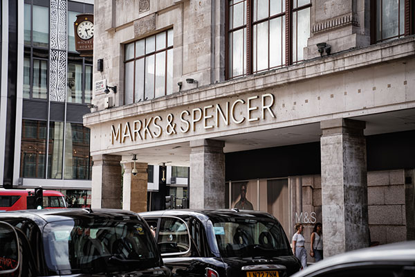 M&S facade in London